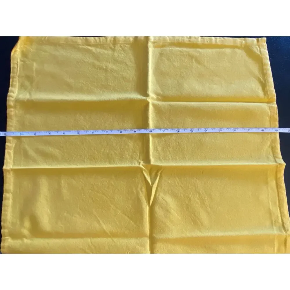 Set of 10 DII Daffodil Yellow 100% Cotton Cloth Dinner Napkins 20